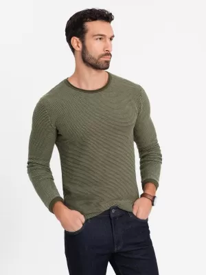 Pulover pentru bărbați OMBRE OM-SWSW-0118 MĂSLIN