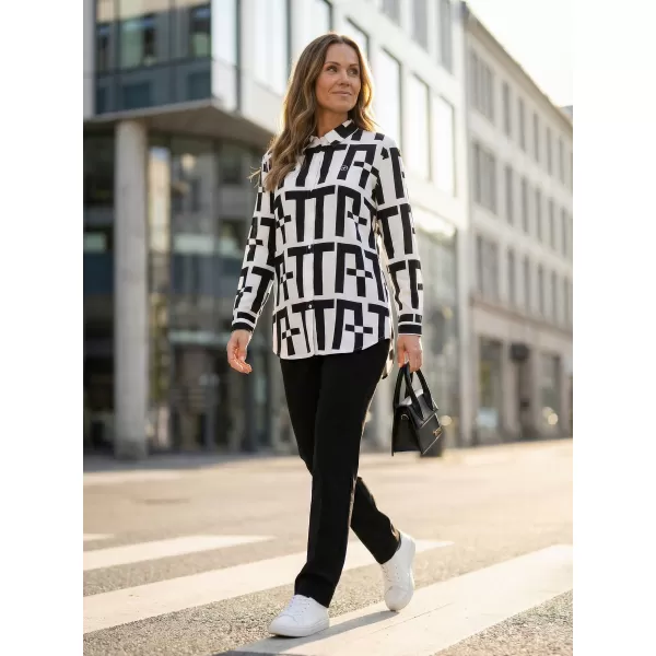 Cămaşă ALTISPORT ELOISA NEGRU/ALB 