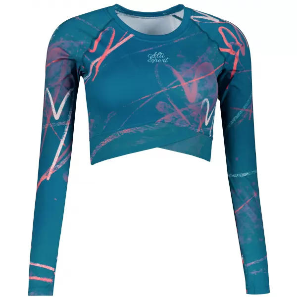  Top funcțional pentru femei cu mâneci lungi premium ALTISPORT VOJ/ALW082TR04 KEROSEN 