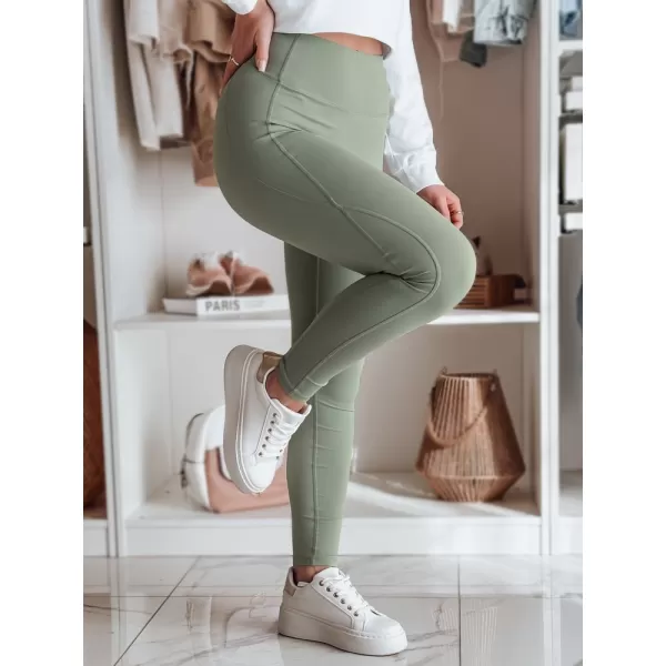  Pantalonii pentru doamne DSTREET UY2603 VERDE 
