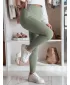 Pantalonii pentru doamne DSTREET UY2603 VERDE