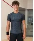 Tricou de compresie funcțională pentru bărbați cu premiu cu mânecă scurtă ALTISPORT VOJ/ALM095TR04 NEGRU