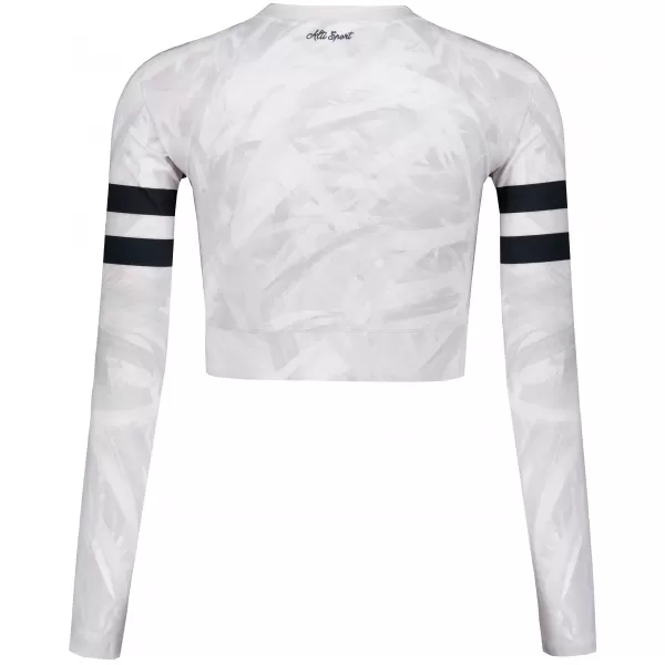  Top funcțional pentru femei cu mâneci lungi premium ALTISPORT VOJ/ALW096TR04 ALB 