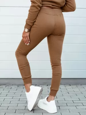 Pantalonii pentru doamne DSTREET FITS UY2146 CĂMILĂ