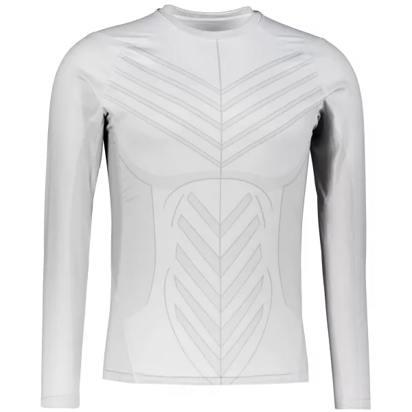  Tricou de compresie funcțională pentru bărbați cu premium cu mânecă lungă ALTISPORT VOJ/ALM095TR03 GRI 