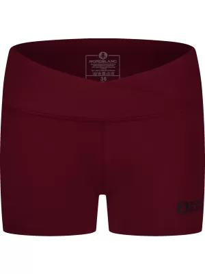 Pantaloni scurti fitness pentru femei NORDBLANC NBSPL8038 BURGUNDIA