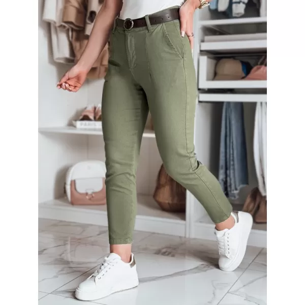  Pantalonii pentru doamne DSTREET UY2547 KAKI 