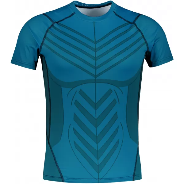  Tricou de compresie funcțională pentru bărbați cu premiu cu mânecă scurtă ALTISPORT VOJ/ALM095TR04 KEROSEN 