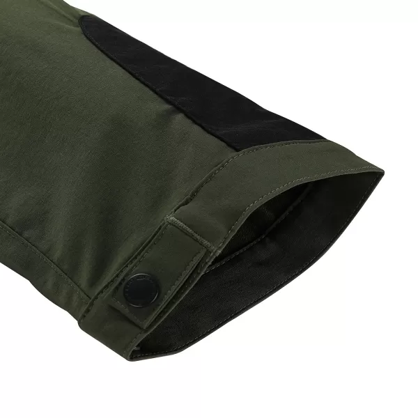  Pantaloni de softshell pentru femei ALPINE PRO AKANA 2 VERDE 