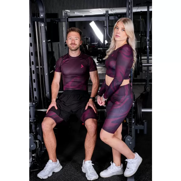  Top funcțional pentru femei cu mâneci lungi premium ALTISPORT VOJ/ALW072TR04 VIN ROȘU 