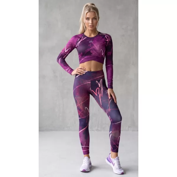  Top funcțional pentru femei cu mâneci lungi premium ALTISPORT VOJ/ALW082TR04 VIOLET 