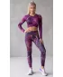 Top funcțional pentru femei cu mâneci lungi premium ALTISPORT VOJ/ALW082TR04 VIOLET