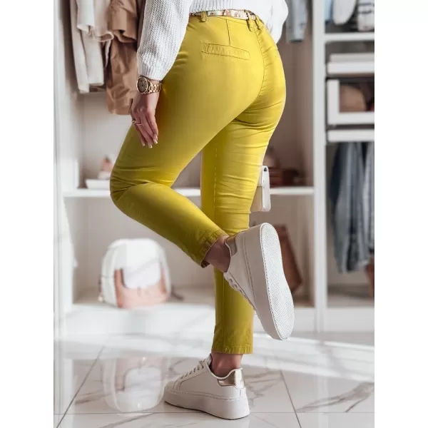  Pantalonii pentru doamne DSTREET ROSSALI UY2533 CARAMEL 