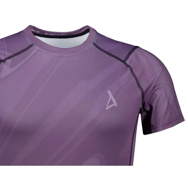  Tricou de compresie funcțională pentru bărbați cu premiu cu mânecă scurtă ALTISPORT VOJ/ALM072TR04 VIOLET 