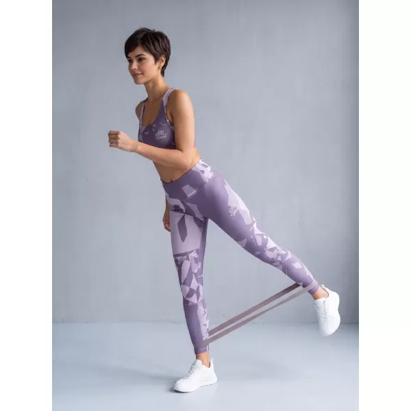  Premium de sutien sport pentru femei ALTISPORT VOJ/ALW080POD01 GRI-VIOLETĂ 