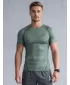 Tricou de compresie funcțională pentru bărbați cu premiu cu mânecă scurtă ALTISPORT VOJ/ALM072TR04 VERDE