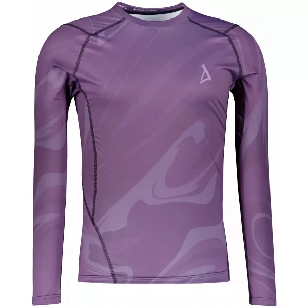  Tricou de compresie funcțională pentru bărbați cu premium cu mânecă lungă ALTISPORT VOJ/ALM072TR03 VIOLET 