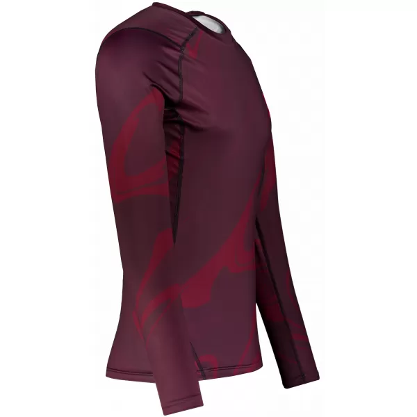  Tricou de compresie funcțională pentru bărbați cu premium cu mânecă lungă ALTISPORT VOJ/ALM072TR03 VIN ROȘU 