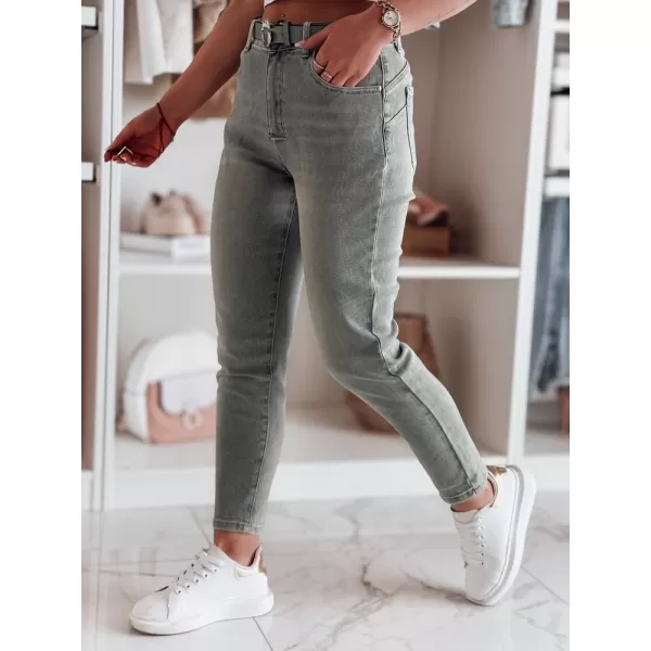  Pantalonii pentru doamne DSTREET SLIMFIZ UY2494 ALBASTRU 