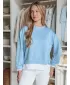 Panoul pentru doamne DSTREET LUZZIO BY1382 ALBASTRU DESCHIS