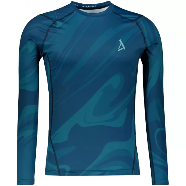  Tricou de compresie funcțională pentru bărbați cu premium cu mânecă lungă ALTISPORT VOJ/ALM072TR03 KEROSEN 