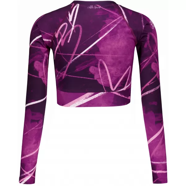  Top funcțional pentru femei cu mâneci lungi premium ALTISPORT VOJ/ALW082TR04 VIOLET 