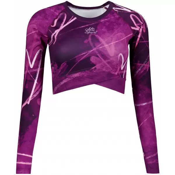  Top funcțional pentru femei cu mâneci lungi premium ALTISPORT VOJ/ALW082TR04 VIOLET 