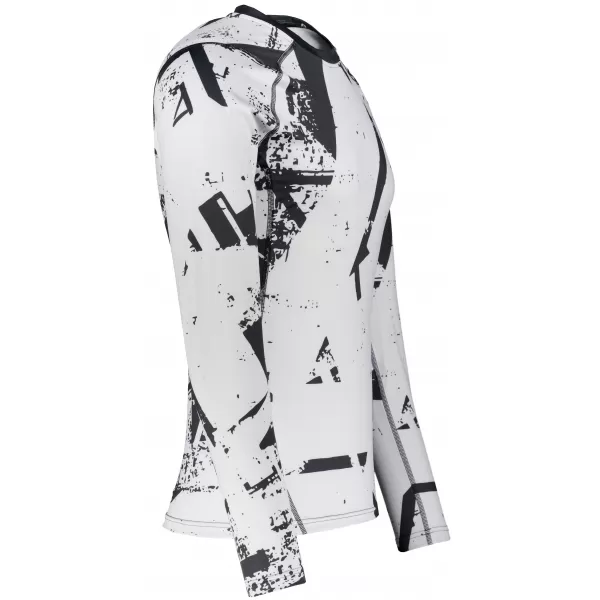  Tricou de compresie funcțională pentru bărbați cu premium cu mânecă lungă ALTISPORT VOJ/ALM079TR03 NEGRU -GRAY 