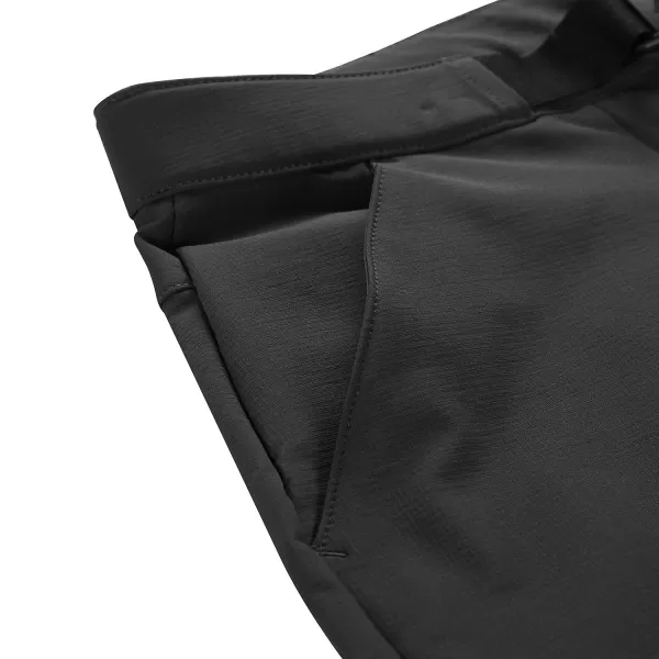  Pantaloni de softshell pentru femei ALPINE PRO CORBA NEUTRU/PĂMÂNTESC 