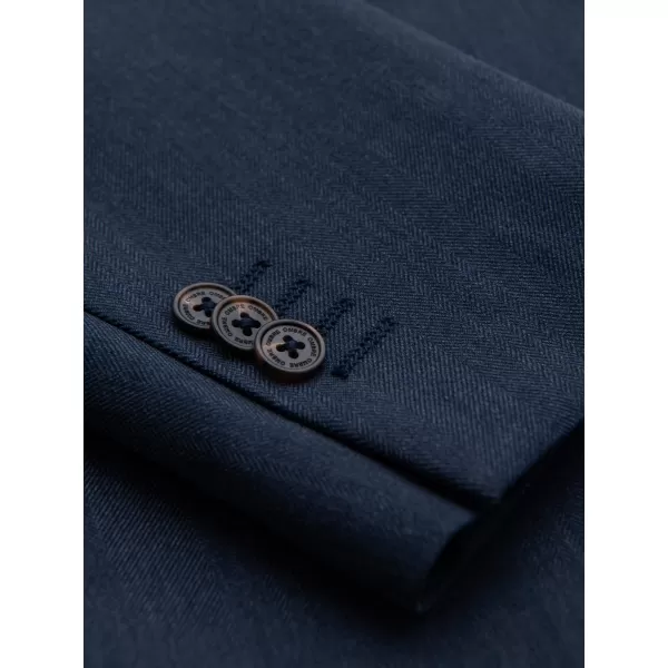  Pánské sako OMBRE OM-BLZB-0135 DARK BLUE 