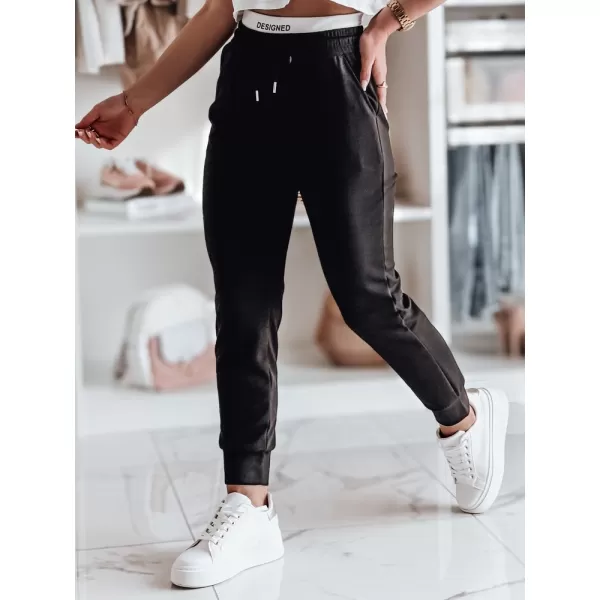  Pantalonii pentru doamne DSTREET SPORTIVO UY2398 NEGRU 