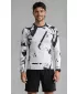 Tricou de compresie funcțională pentru bărbați cu premium cu mânecă lungă ALTISPORT VOJ/ALM079TR03 NEGRU -GRAY