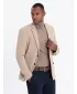 Pánské sako OMBRE OM-BLZB-0135 BEIGE