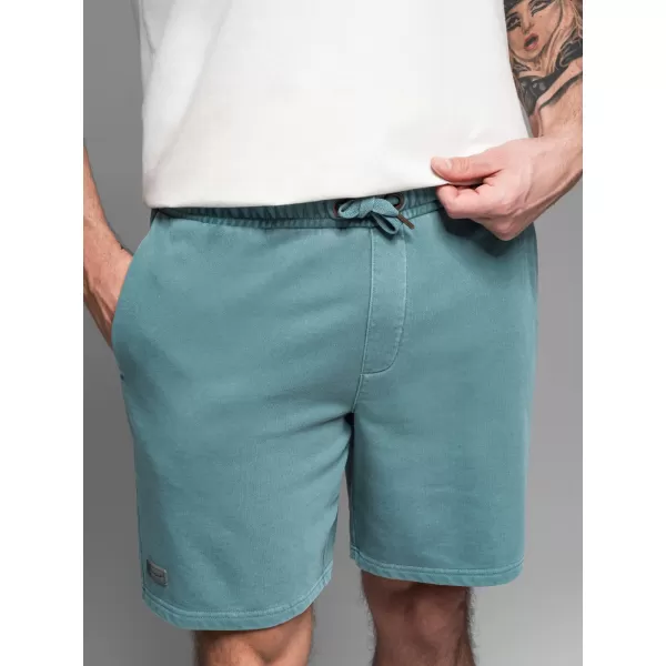  Pantaloni scurţi OMBRE OM-SRWS-0122 TURCOAZ 