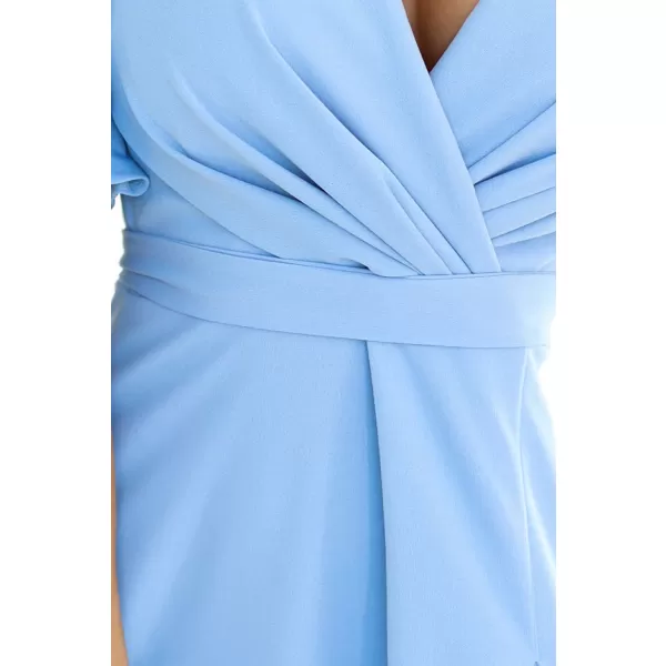  Rochie NUMOCO JENNIFER 581-3 ALBASTRU DESCHIS 