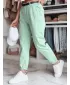 Pantalonii pentru doamne DSTREET RELCIX UY2581 VERDE DESCHIS
