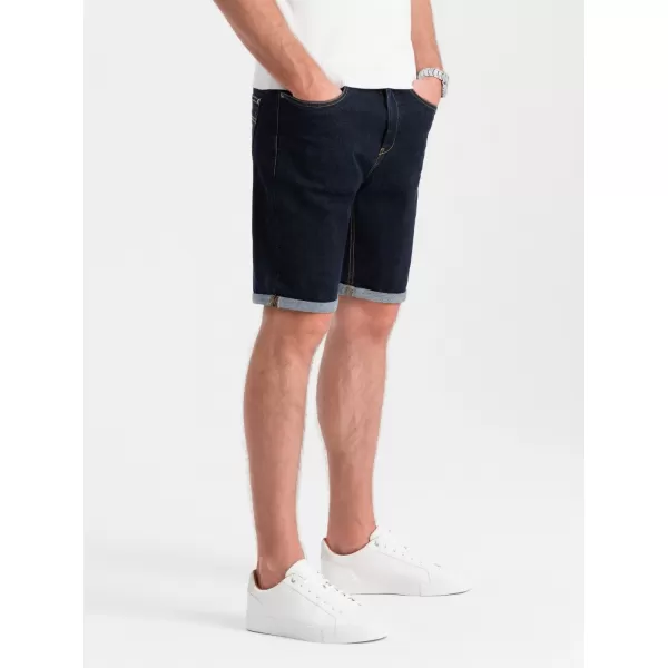  Pantaloni scurţi OMBRE OM-SRDS-0134 ALBASTRU MARIN 