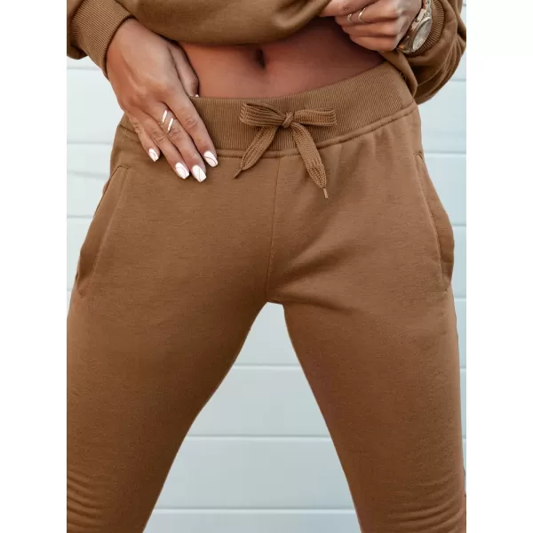  Pantalonii pentru doamne DSTREET FITS UY2146 CĂMILĂ 