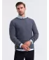 Pulover pentru bărbați OMBRE OM-SWSW-0118 ALBASTRU MARIN