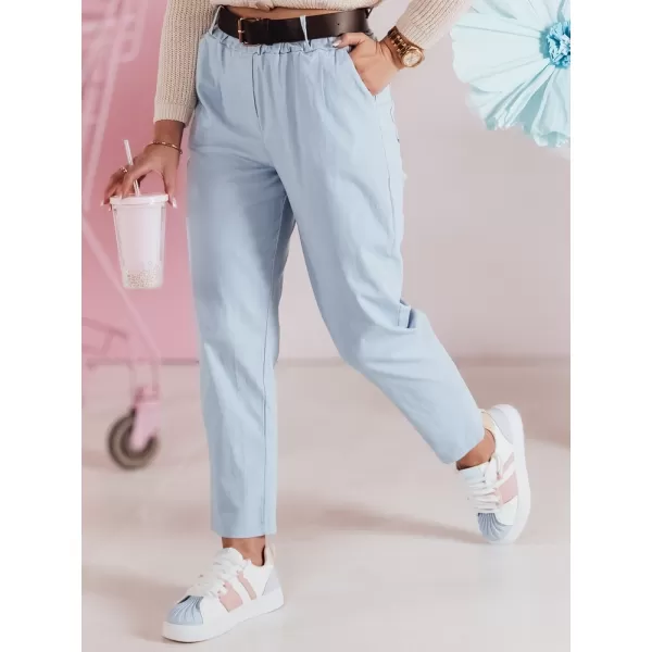  Pantalonii pentru doamne DSTREET SOFELIA UY2504 ALBASTRU DESCHIS 