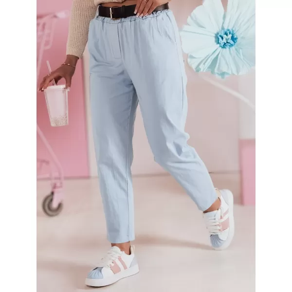  Pantalonii pentru doamne DSTREET SOFELIA UY2504 ALBASTRU DESCHIS 