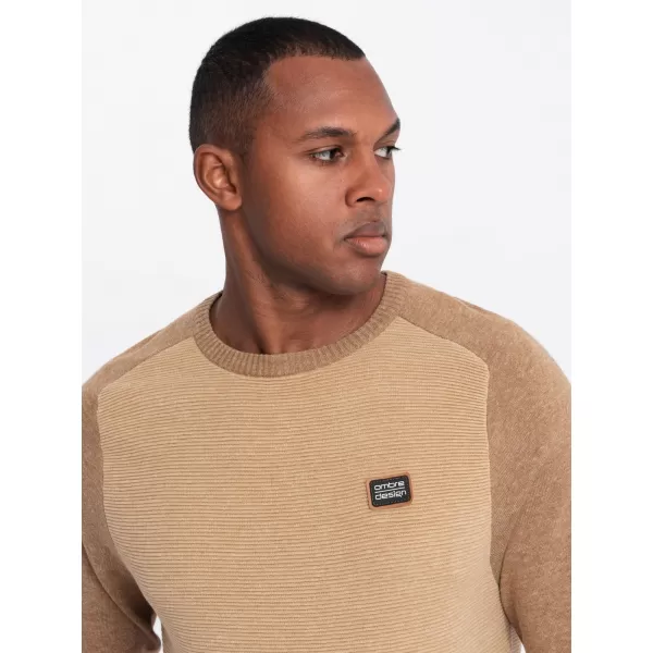  Pulover pentru bărbați OMBRE OM-SWSW-0121 MARO 