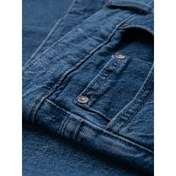  Blugi OMBRE OM-PADP-0225 ALBASTRU ÎNCHIS 