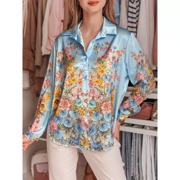  Cămaşă DSTREET BLOSSIVA DY0466 ALBASTRU DESCHIS 