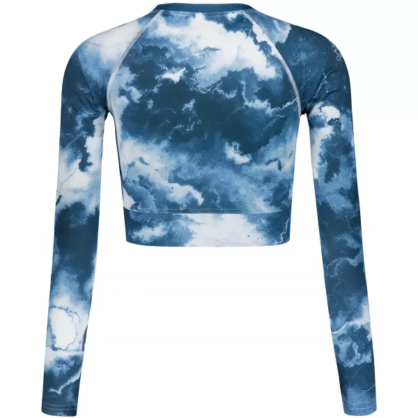  Top funcțional pentru femei cu mâneci lungi premium ALTISPORT VOJ/ALW066TR04 ALBASTRU ÎNCHIS 