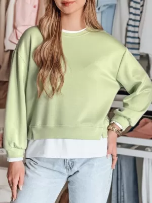 Panoul pentru doamne DSTREET LUZZIO BY1381 VERDE DESCHIS