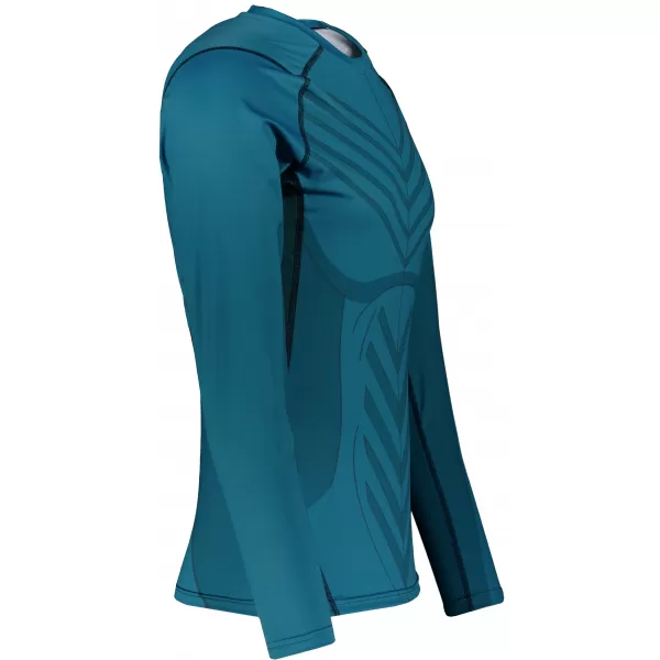  Tricou de compresie funcțională pentru bărbați cu premium cu mânecă lungă ALTISPORT VOJ/ALM095TR03 KEROSEN 