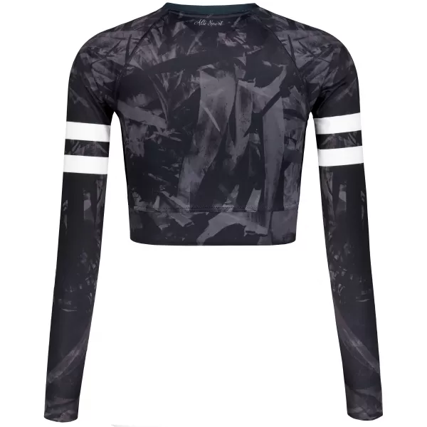  Top funcțional pentru femei cu mâneci lungi premium ALTISPORT VOJ/ALW096TR04 NEGRU 