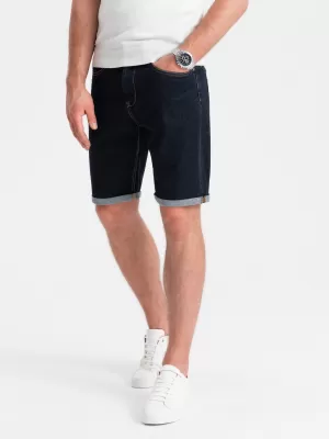 Pantaloni scurţi OMBRE OM-SRDS-0134 ALBASTRU MARIN