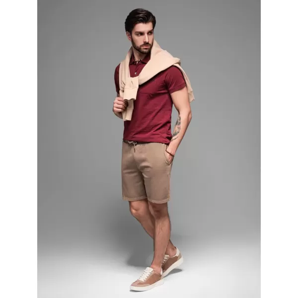  Pantaloni scurţi OMBRE OM-SRWS-0122 MARO DESCHIS 